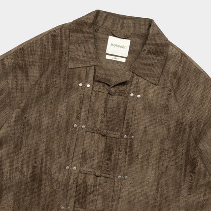 ButNotReally™ Graphic Chinese Button Boxy Shirt