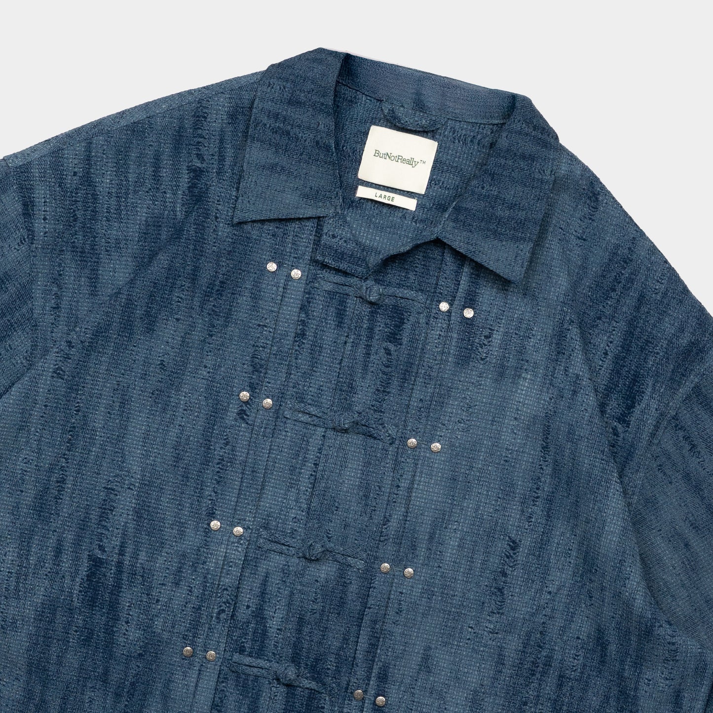 ButNotReally™ Graphic Chinese Button Boxy Shirt