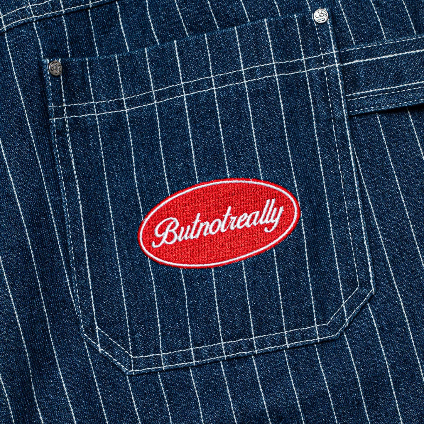 ButNotReally™ Core Denim Pinstripes Jorts