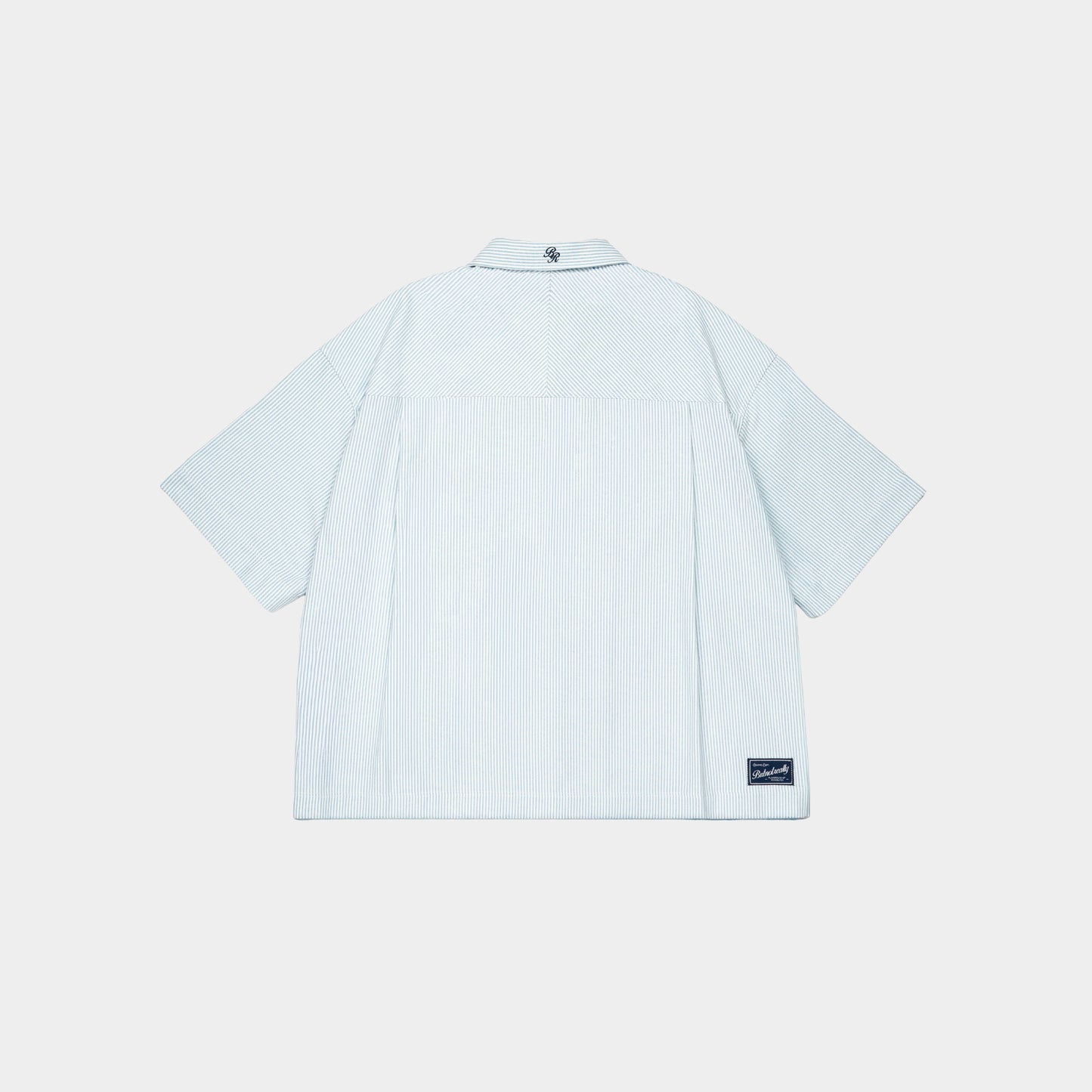 ButNotReally™ Stripes Graphic Cotton Boxy Shirt