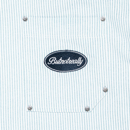 ButNotReally™ Stripes Graphic Cotton Boxy Shirt