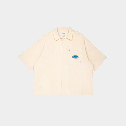 ButNotReally™ Stripes Graphic Cotton Boxy Shirt