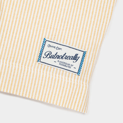 ButNotReally™ Stripes Graphic Cotton Boxy Shirt