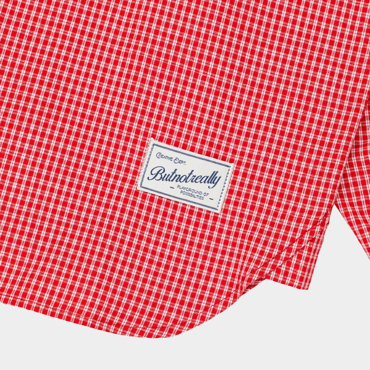 ButNotReally™ Graphic Cotton Long Sleeves Cropped Shirt