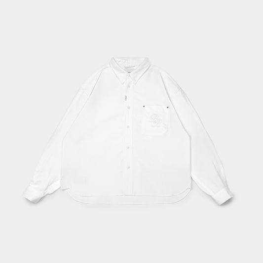 ButNotReally™ Graphic Cotton Long Sleeves Cropped Shirt