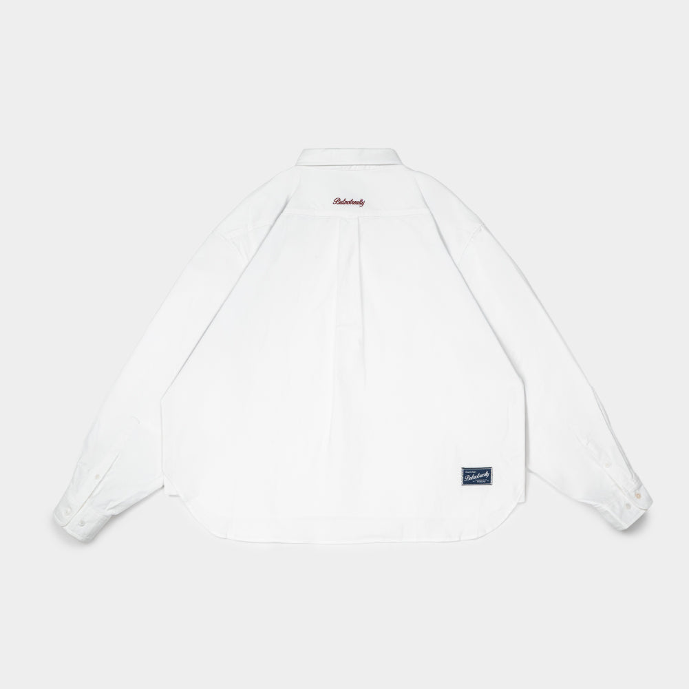 ButNotReally™ Graphic Cotton Long Sleeves Cropped Shirt