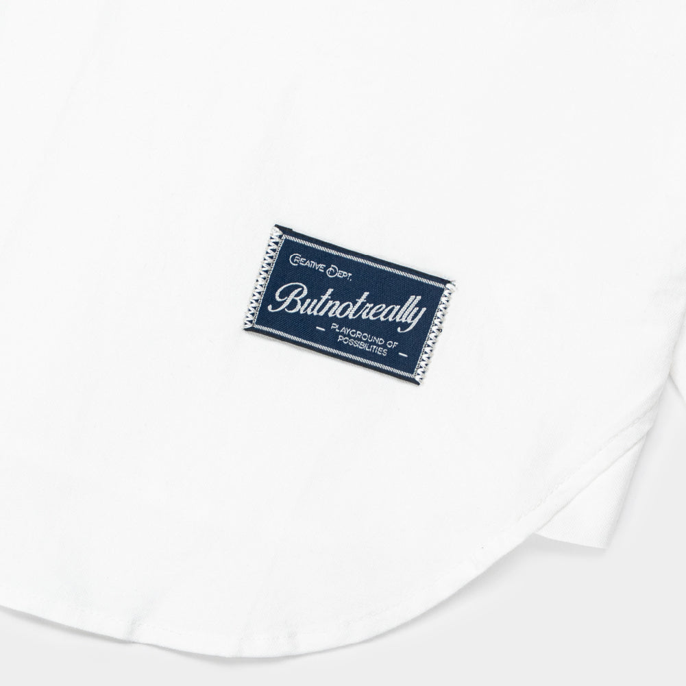 ButNotReally™ Graphic Cotton Long Sleeves Cropped Shirt