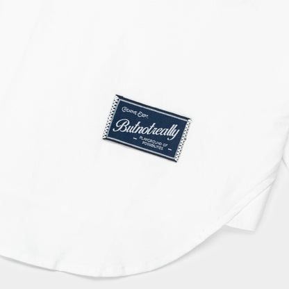 ButNotReally™ Graphic Cotton Long Sleeves Cropped Shirt