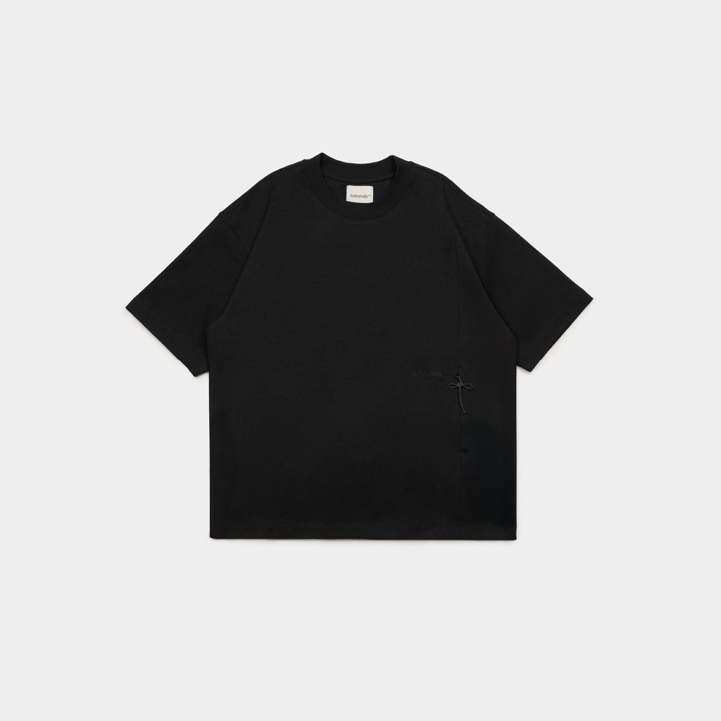 ButNotReally™ Core Interlock Hidden Pocket Oversized Tee