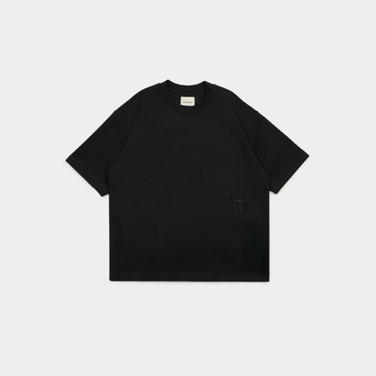 ButNotReally™ Core Interlock Hidden Pocket Oversized Tee