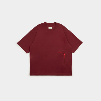 ButNotReally™ Core Interlock Hidden Pocket Oversized Tee