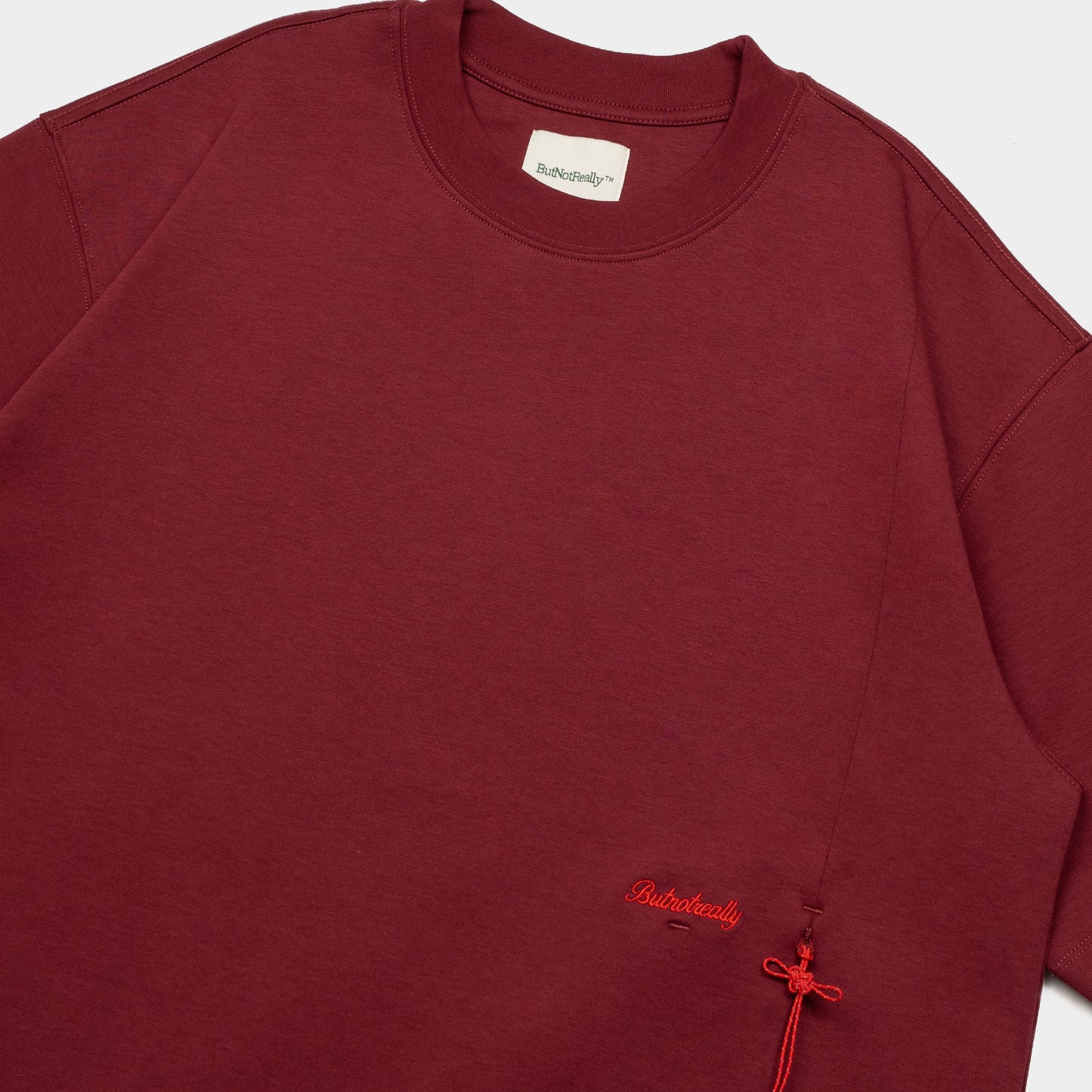 ButNotReally™ Core Interlock Hidden Pocket Oversized Tee