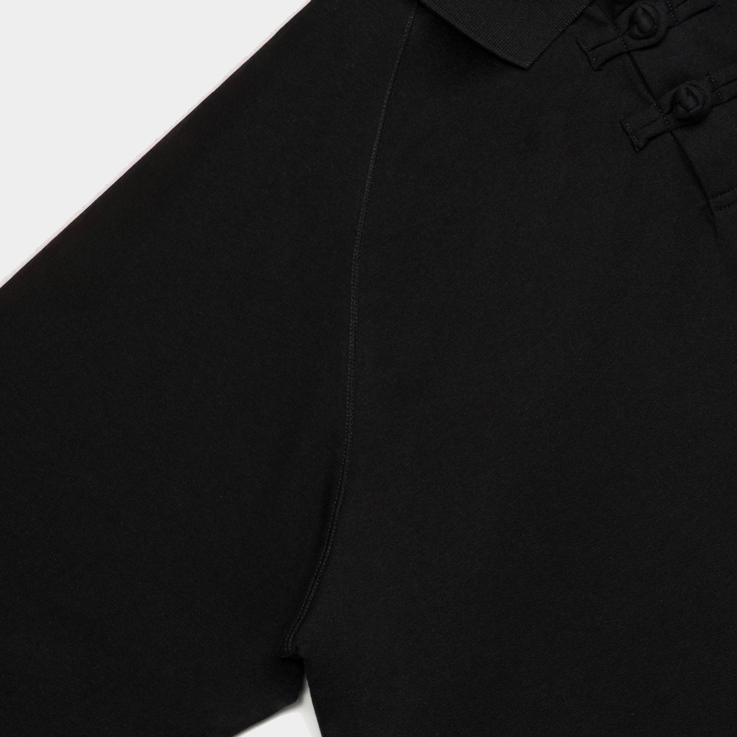 ButNotReally™ Core Cotton Chinese Button Polo Tee