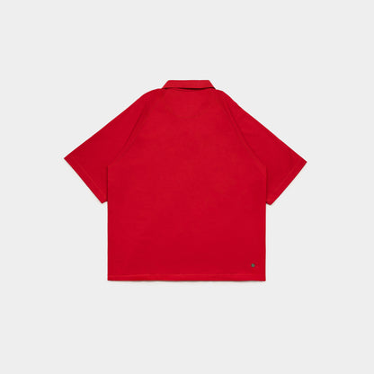 ButNotReally™ Core Cotton Chinese Button Polo Tee