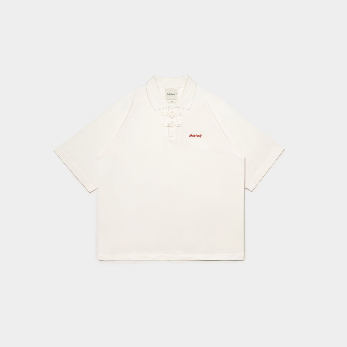 ButNotReally™ Core Cotton Chinese Button Polo Tee