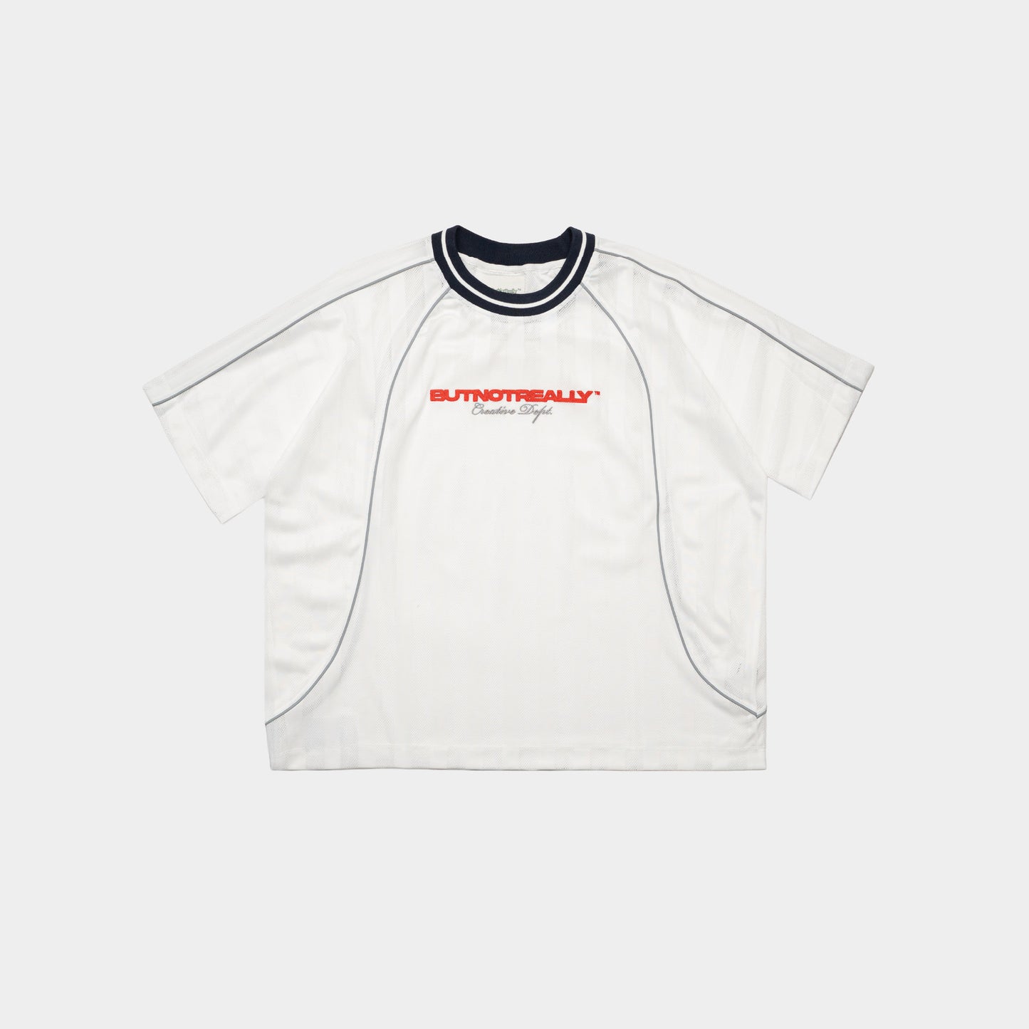 ButNotReally™ Graphic Mesh Oversized Tee