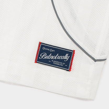 ButNotReally™ Graphic Mesh Oversized Tee