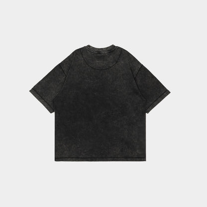 ButNotReally™ Stone-Washed Graphic Cotton Oversized Tee