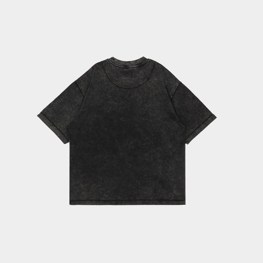 ButNotReally™ Stone-Washed Graphic Cotton Oversized Tee