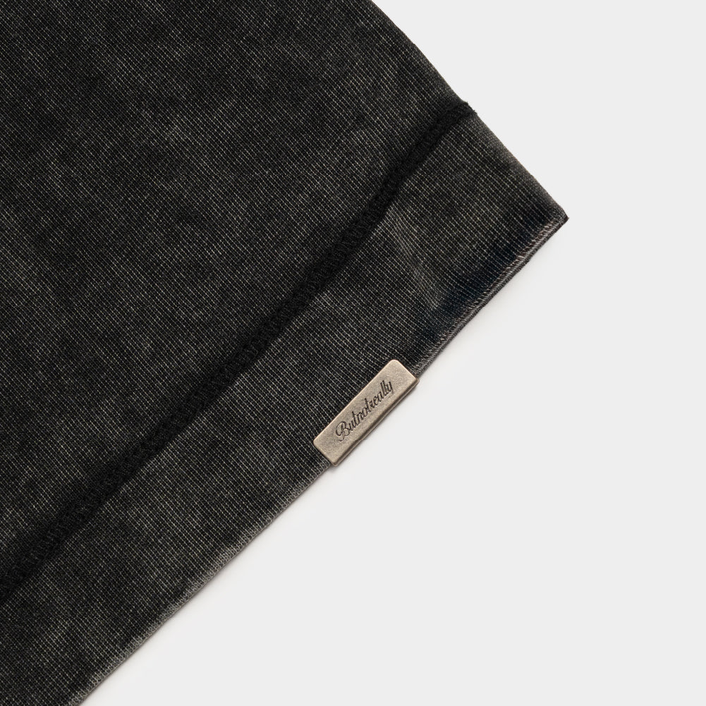 ButNotReally™ Stone-Washed Graphic Cotton Oversized Tee