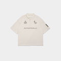 ButNotReally™ Graphic Interlock Oversized Polo Tee
