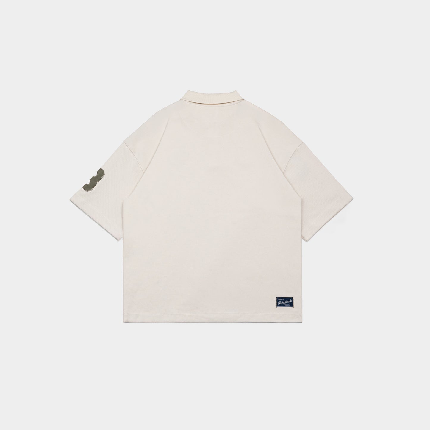 ButNotReally™ Graphic Interlock Oversized Polo Tee