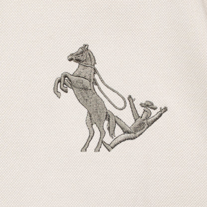 ButNotReally™ Graphic Interlock Oversized Polo Tee