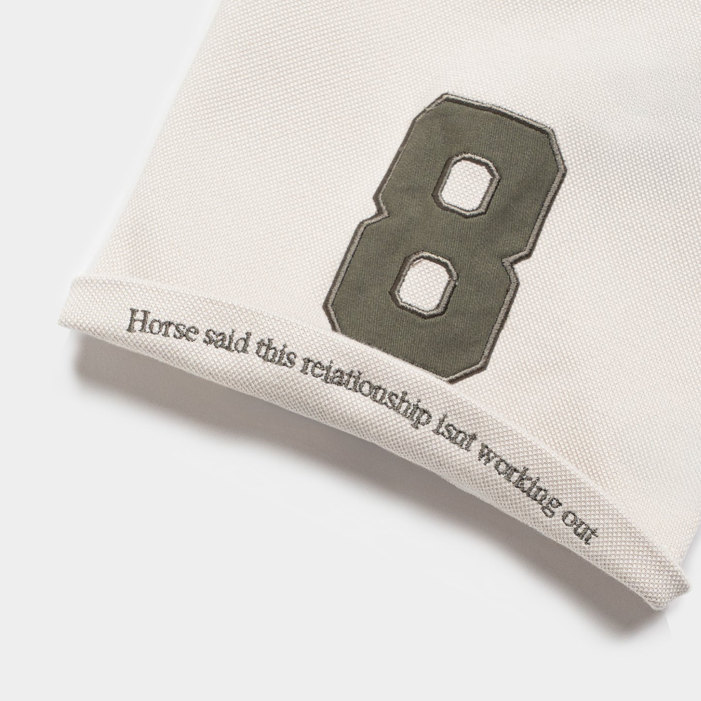 ButNotReally™ Graphic Interlock Oversized Polo Tee