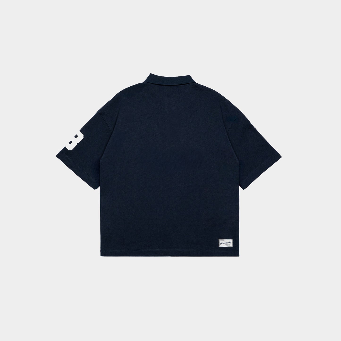 ButNotReally™ Graphic Interlock Oversized Polo Tee