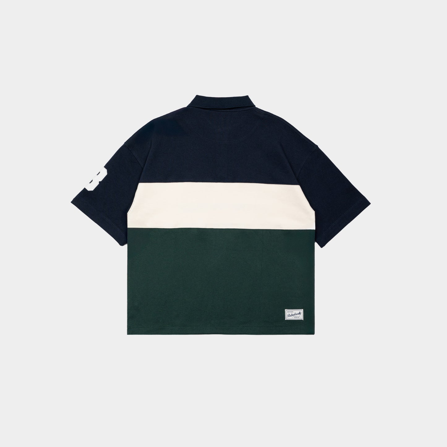 ButNotReally™ Graphic Interlock Oversized Polo Tee