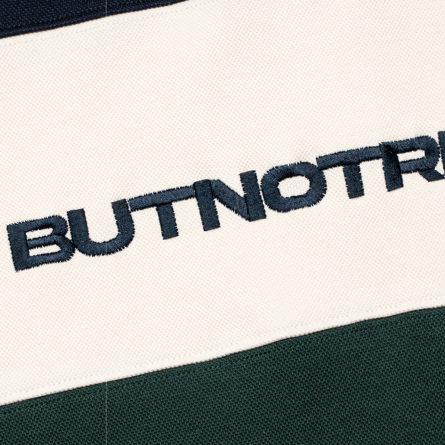 ButNotReally™ Graphic Interlock Oversized Polo Tee