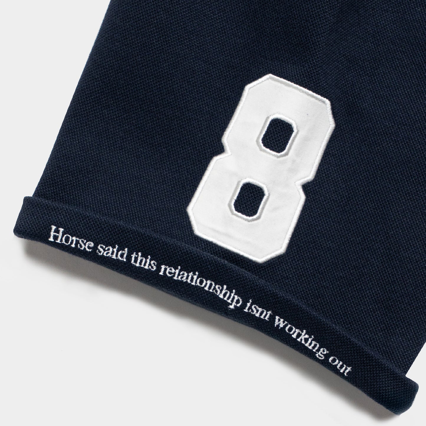 ButNotReally™ Graphic Interlock Oversized Polo Tee