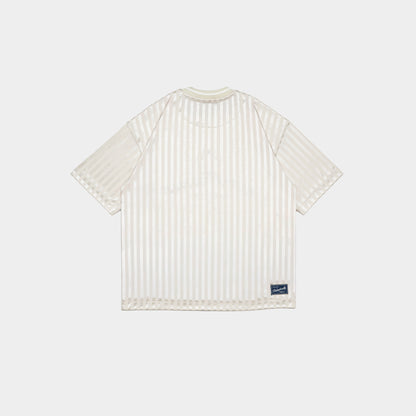 ButNotReally™ Graphic Stripes Oversized Jersey