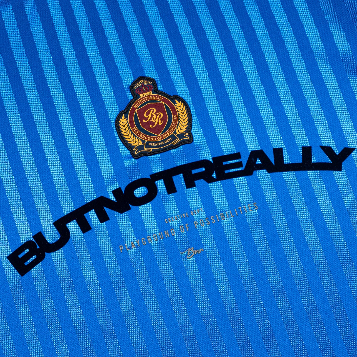 ButNotReally™ Graphic Stripes Oversized Jersey