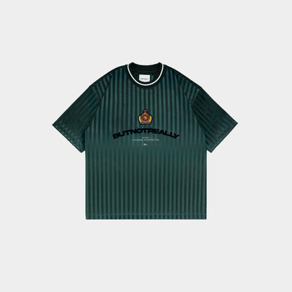 ButNotReally™ Graphic Stripes Oversized Jersey