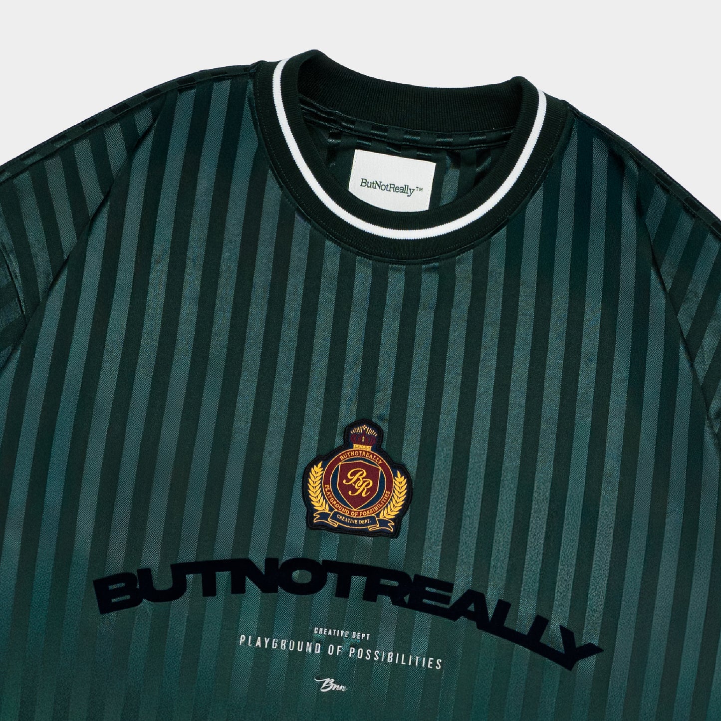 ButNotReally™ Graphic Stripes Oversized Jersey