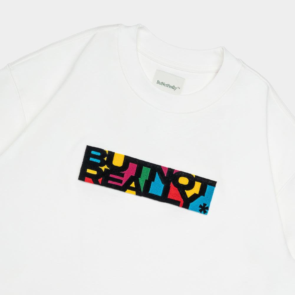 ButNotReally™ Graphic Interlock Oversized Tee