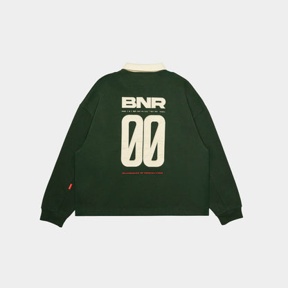 ButNotReally™ Graphic Interlock Long Sleeves Polo Tee