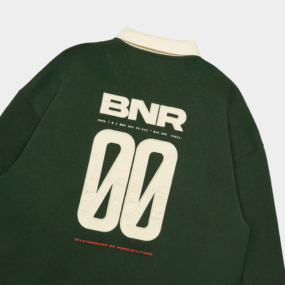 ButNotReally™ Graphic Interlock Long Sleeves Polo Tee