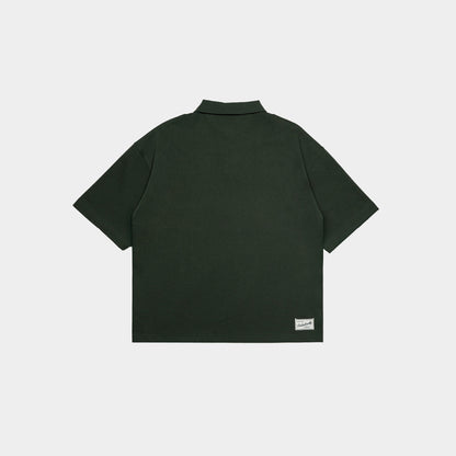 ButNotReally™ Graphic Interlock Oversized Polo Tee