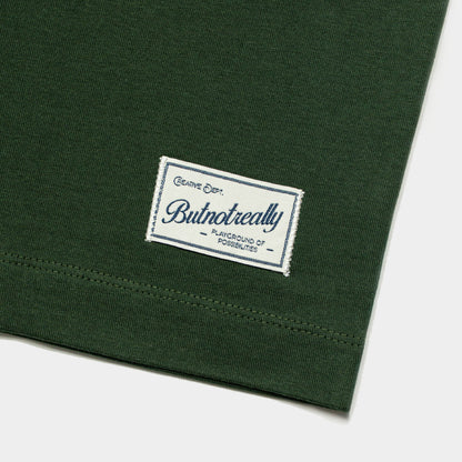 ButNotReally™ Graphic Interlock Oversized Polo Tee