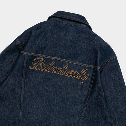 ButNotReally™ Graphic Denim Cropped Jacket