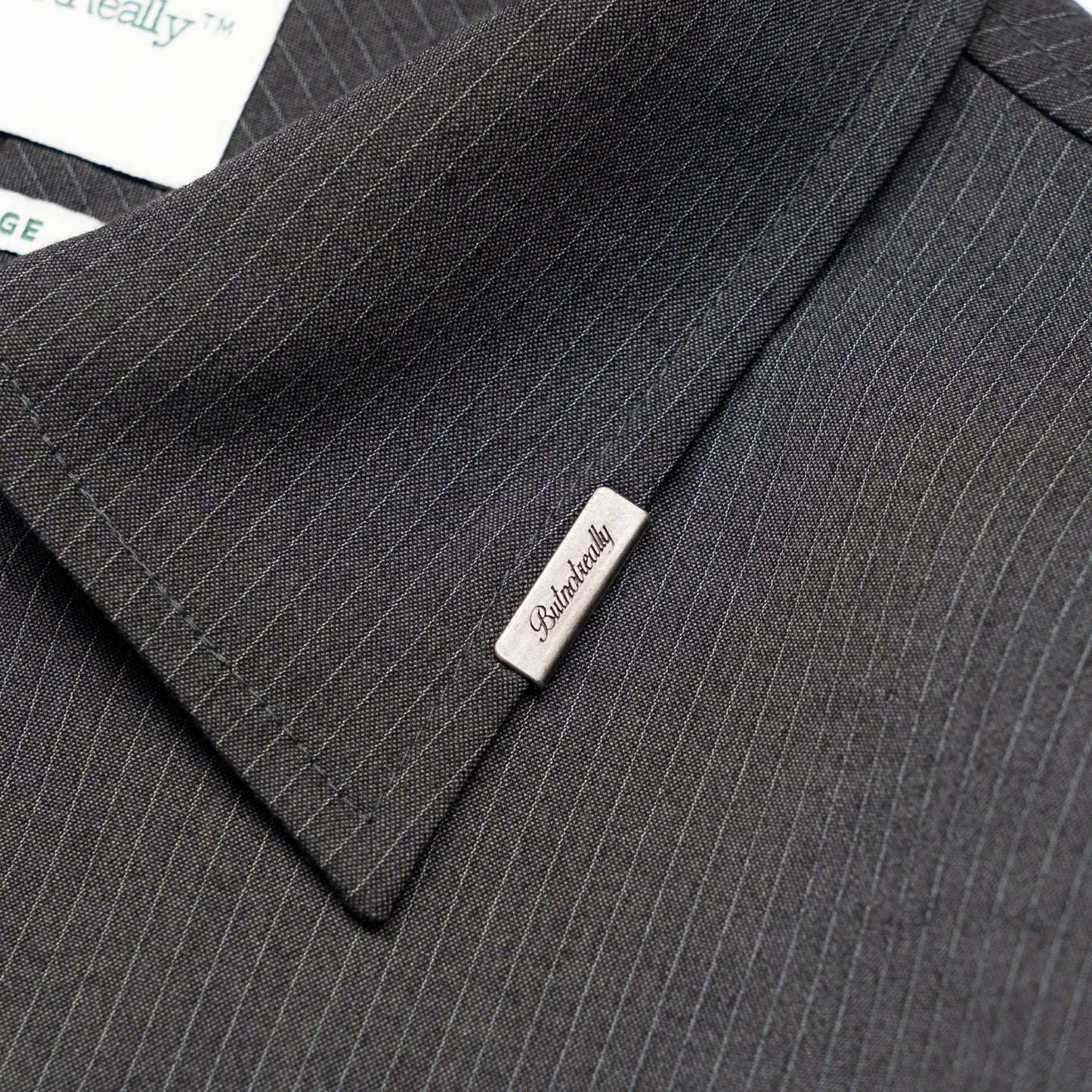 ButNotReally™ Graphic Pinstripe Jacket