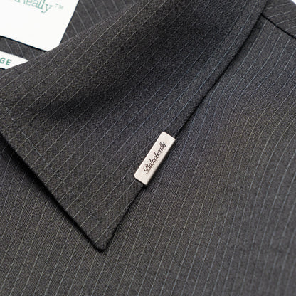 ButNotReally™ Graphic Pinstripe Jacket
