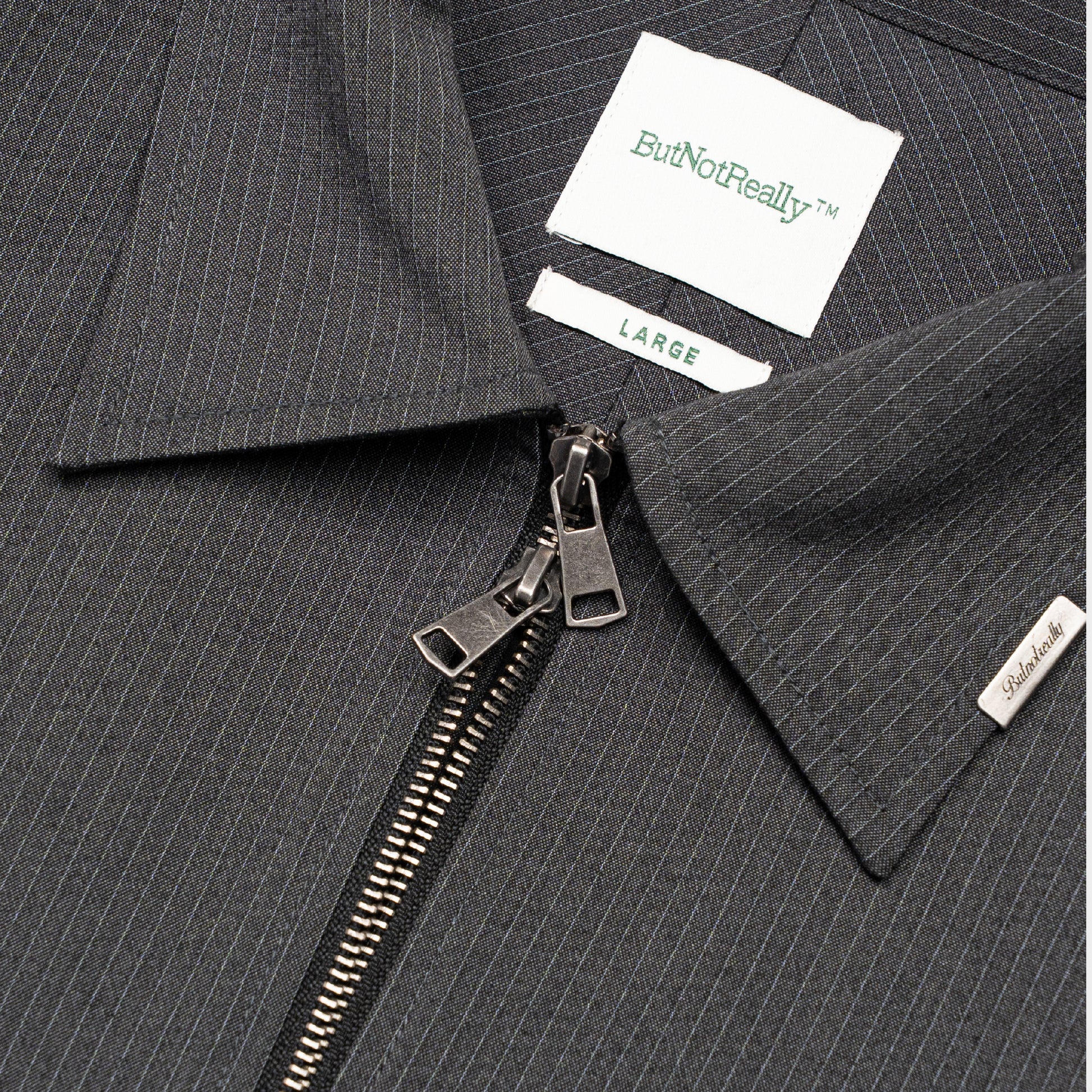 ButNotReally™ Graphic Pinstripe Jacket