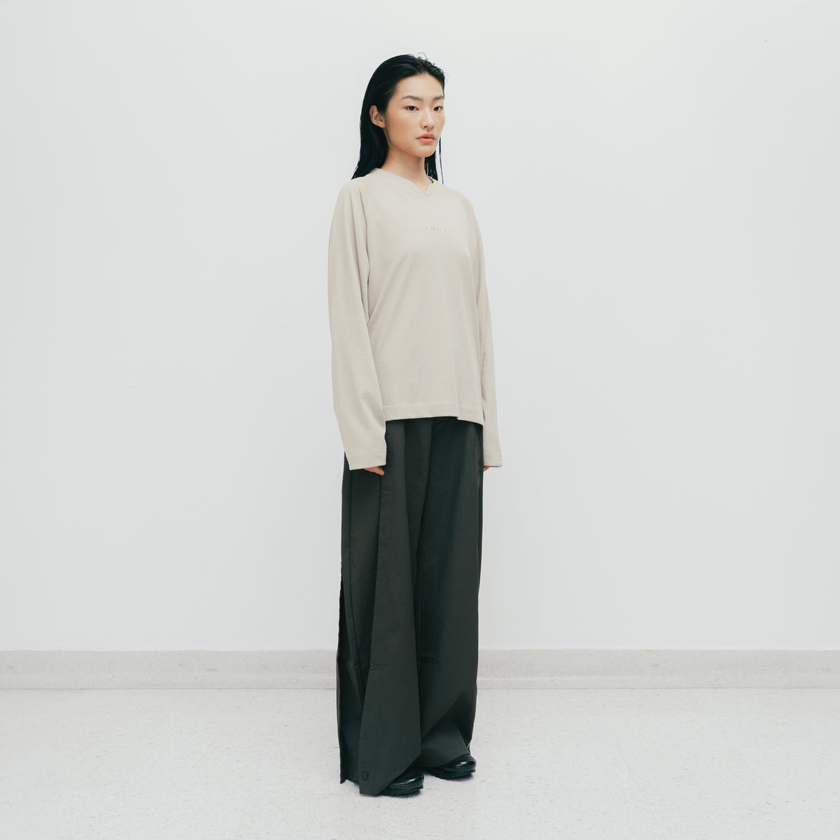 ButNotReally™ Graphic Cotton Oversized Long Sleeve Tee