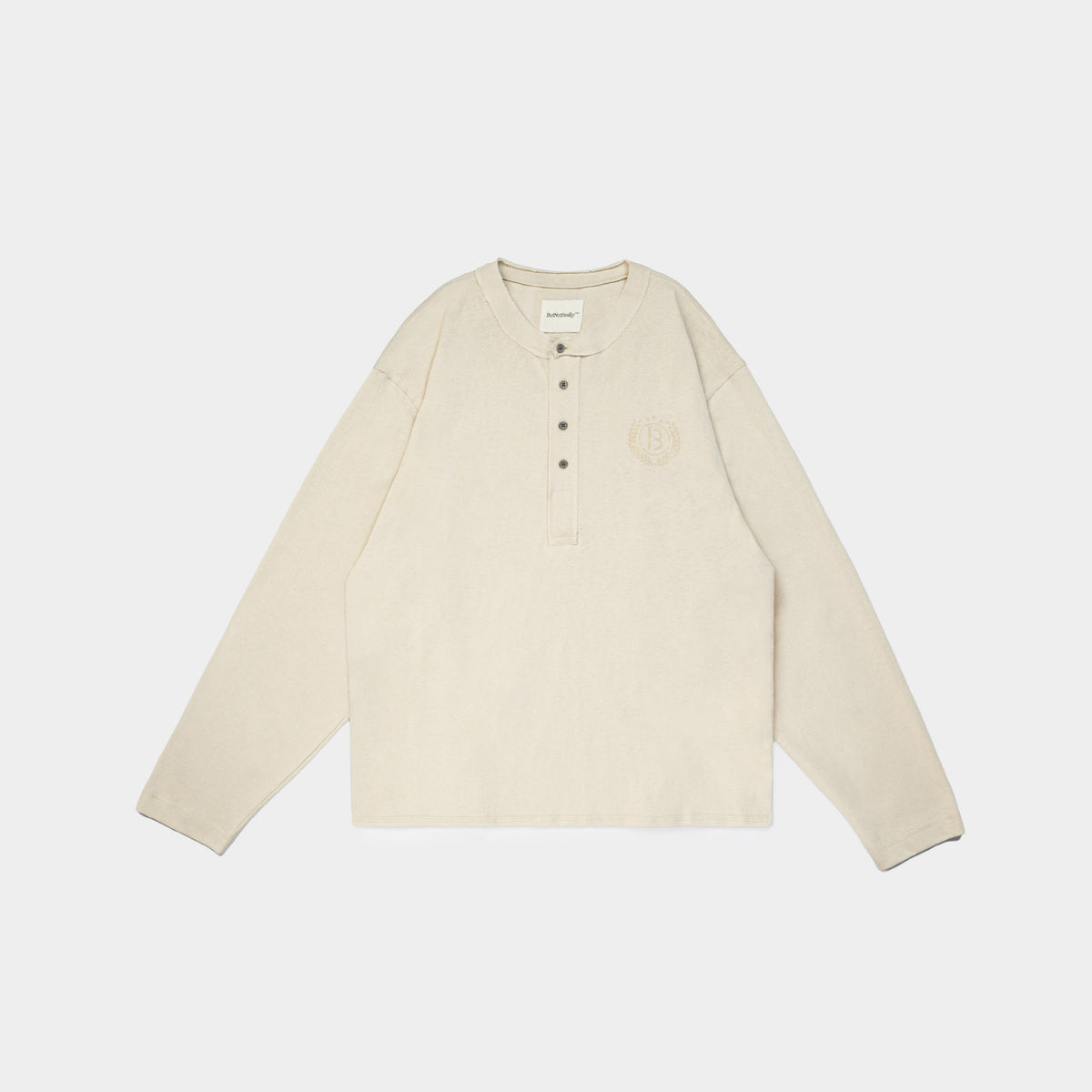 ButNotReally™ Graphic Cotton Oversized Long Sleeve Tee