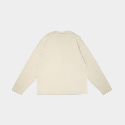 ButNotReally™ Graphic Cotton Oversized Long Sleeve Tee