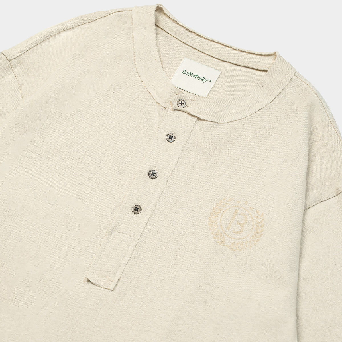 ButNotReally™ Graphic Cotton Oversized Long Sleeve Tee