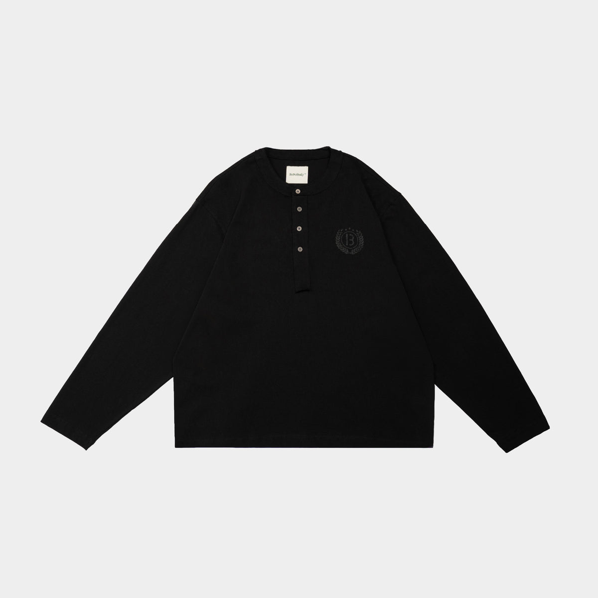 ButNotReally™ Graphic Cotton Oversized Long Sleeve Tee